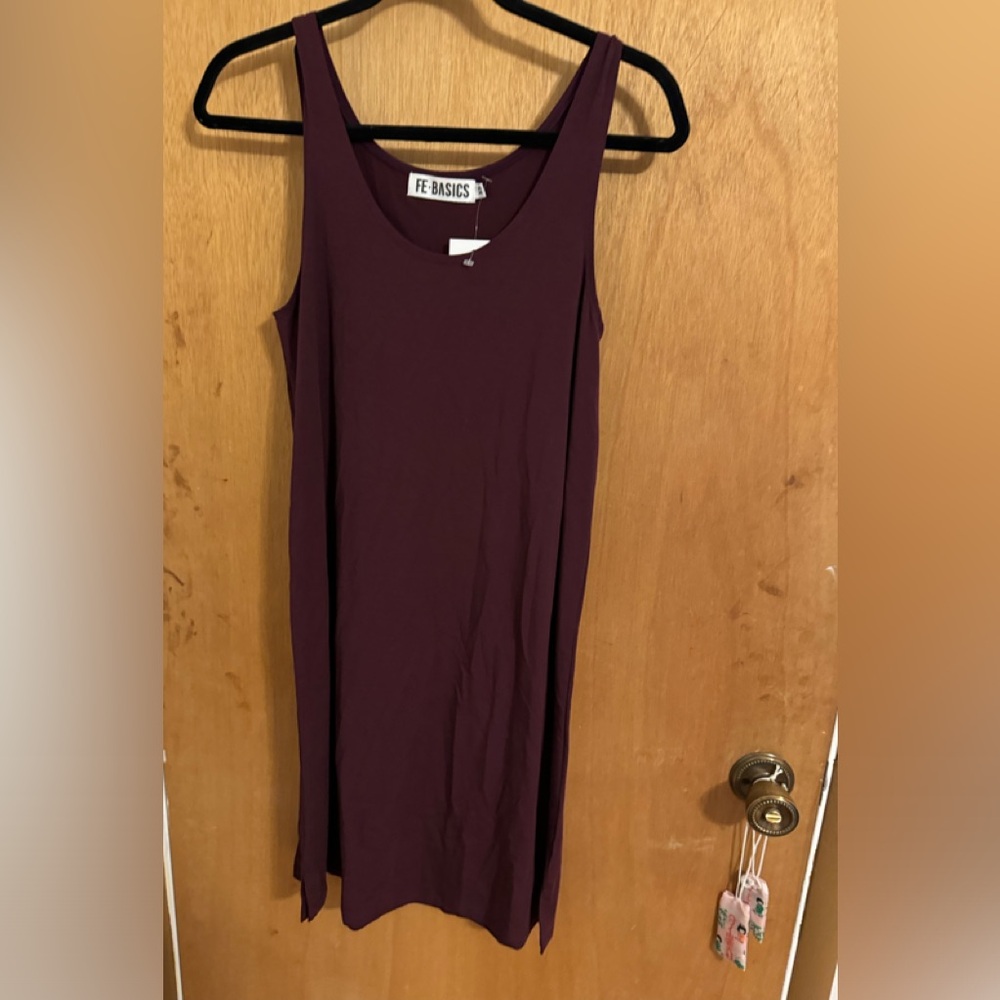 Fighting eel basics dress Marta maroon color
